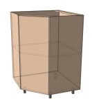 Нижняя тумба Угол низ (850х820) София Люкс
