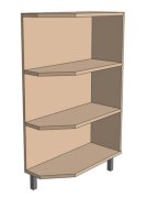 Нижняя тумба 30низ окончание (300х820) София Люкс