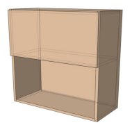 Навесной Шкаф 100Верх полка (1000х718) София Люкс