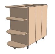 Нижняя тумба 150 низ бар / 1054 (1054х1054) София Престиж