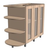 Нижняя тумба 150 низ бар витрина/ 1054 (1054х1054) София Престиж