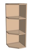 Навесной Шкаф открытый 30 Верх окончание (300х718) София Люкс