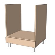 Нижняя тумба 60низ духовка (600х820) София Престиж