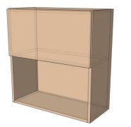 Навесной Шкаф 80Верх полка (800х718) София Люкс