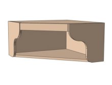 Полка Верх угол София Люкс