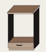 Нижняя тумба под духовку 60НДух (600х850) Алина