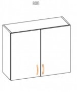 Навесной шкаф 80 (800х575) Алина