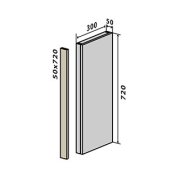 Пилястра №30 (50x720) люкс Bravo