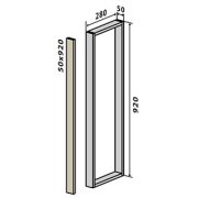 Пилястра №40 (50x920) Мода мат Soft Touch