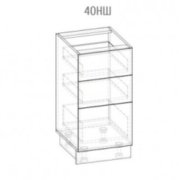 Нижняя тумба 40 выдвижные ящики (400х820) Франческа