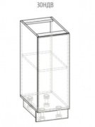 Нижняя тумба 30 (300х820) Гамма СМ матовая