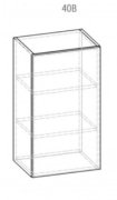 Навесной шкаф 40 (400х720) Гамма СМ матовый