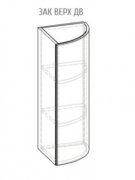 Угловое окончание верхнее (300х720) Гамма СМ матовое