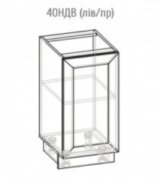 Нижняя тумба 40 дверь (400х820) Гранд