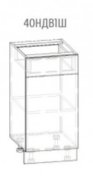 Нижняя тумба 40 дверь (400х820) Грета
