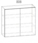 Навесной шкаф 80 (800х720) Грета