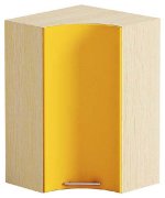 Шкаф верхний В60х60.92.1Д угол.гнут. Хай-Тек глянец