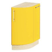 Нижняя тумба Н30.82 2Д угл. гнут. Хай-Тек глянец Нижняя тумба Н30.82 2Д угл. гнут. Хай-Тек глянец