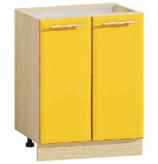 Нижняя тумба Н60.82.2Д мойка Хай-Тек глянец