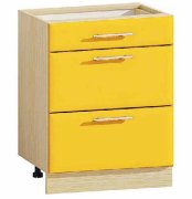 Нижняя тумба Н60.82.3Я Хай-Тек глянец