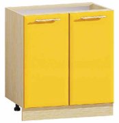 Нижняя тумба Н70.82.2Д Хай-Тек глянец