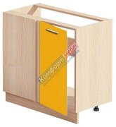 Нижняя тумба Н70х60.82.1Д угл. Мойка (под вент. канал) Хай-Тек глянец