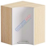 Навісна Шафа кутова Е-2921 (600х920) Хай-Тек матова галактіка