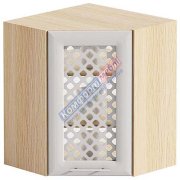 Навесной Шкаф угловой Е-2579 (600х720) Хай-Тек матовая галактика