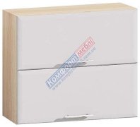 Навесной Шкаф-сушка Е-2848 (800х720) Хай-Тек матовая галактика