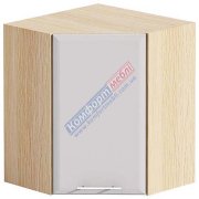 Навесной Шкаф угловой Е-2853 (600х720) Хай-Тек матовая галактика