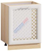 Тумба под мойку T-2588 (600х820) Хай-Тек матовая галактика