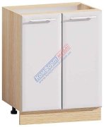 Тумба под мойку T-2876 (600х820) Хай-Тек матовая галактика