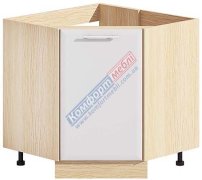 Угловая тумба-мойка T-2884 лев./прав. (900х820) Хай-Тек матовая галактика