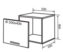 Навесной Шкаф №12 (500x406) Альта