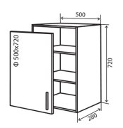 Навесной Шкаф №5 (500x720) MoDa