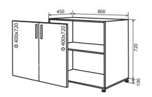Нижняя тумба №7 (800x820) MoDa