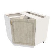 Нижняя тумба  угловая 1Дв (935х820) Сандра