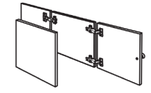 Модуль D21 (+2 фасада) Домино цветное