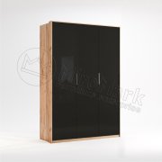 Луна Шкаф 3Д без зеркала | Дуб крафт - Мат Лава Луна Шкаф 3Д без зеркала | Дуб крафт - Мат Лава