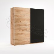 Луна Шкаф купе 2,0 м | Дуб крафт - Мат Лава