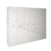 Империя Шкаф 6Д без зеркала | Глянец белый Империя Шкаф 6Д без зеркала | Глянец белый