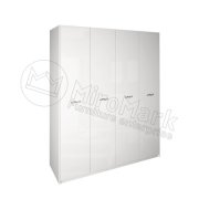 Империя Шкаф 4Д без зеркала | Глянец белый Империя Шкаф 4Д без зеркала | Глянец белый