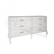 Империя Комод 6шх | Глянец белый Империя Комод 6шх | Глянец белый