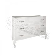 Империя Комод 3шх | Глянец белый Империя Комод 3шх | Глянец белый
