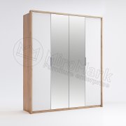 Асти Шкаф 4Д с зеркалом Асти Шкаф 4Д с зеркалом