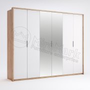 Асти Шкаф 6Д с зеркалом Асти Шкаф 6Д с зеркалом