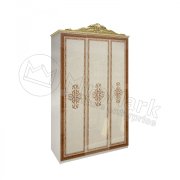 Дженифер Шкаф 3Д без зеркала | Радика Беж Дженифер Шкаф 3Д без зеркала | Радика Беж