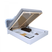 Луиза Кровать 1,6х2,0 с подъемным механизмом | Глянец белый Луиза Кровать 1,6х2,0 с подъемным механизмом | Глянец белый