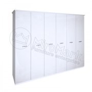 Прованс Шкаф 6Д без зеркала | Глянец белый Прованс Шкаф 6Д без зеркала | Глянец белый