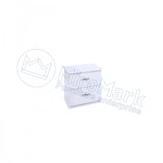 Прованс Тумба прикроватная 2шх | Глянец белый Прованс Тумба прикроватная 2шх | Глянец белый